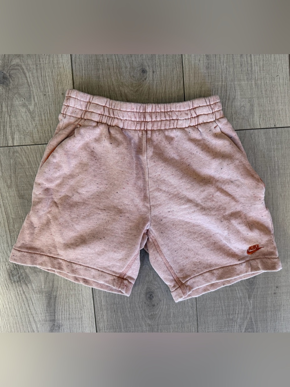 Nike Flyease Kids Light Pink Speckled Athletic Shorts
